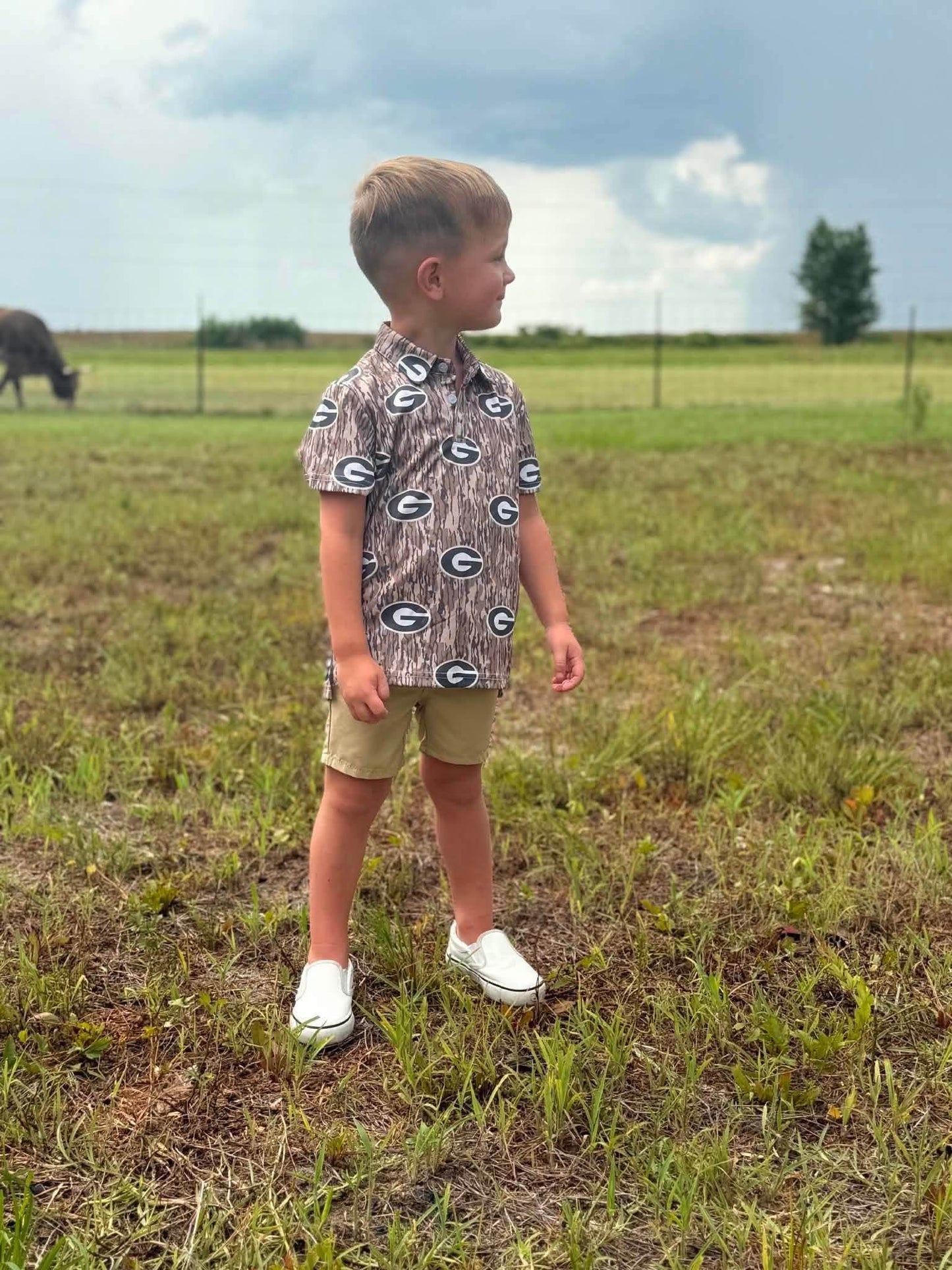 Camo Gameday Polo
