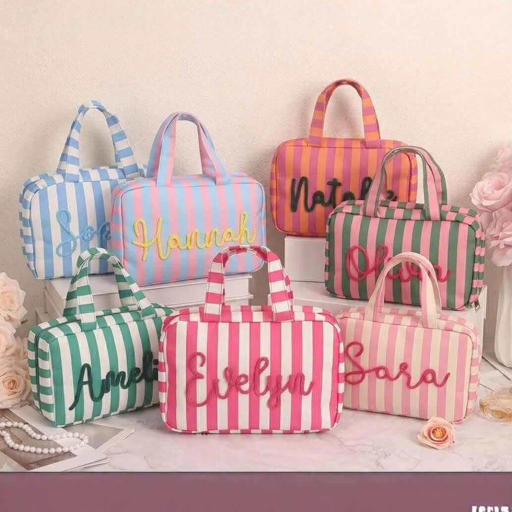 Makeup Bag - Embroidered