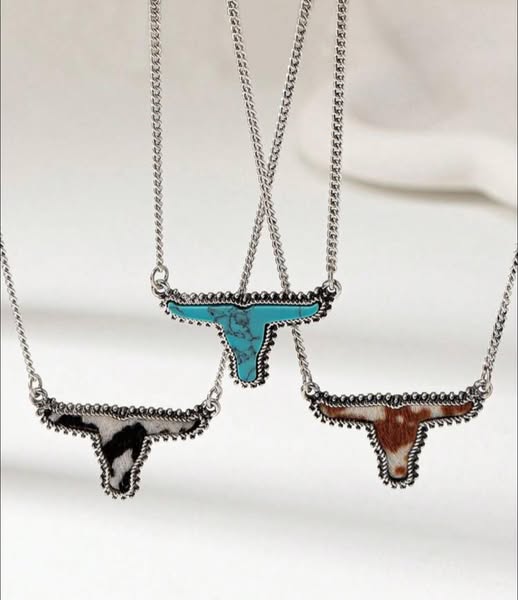 Cow Skull Necklace