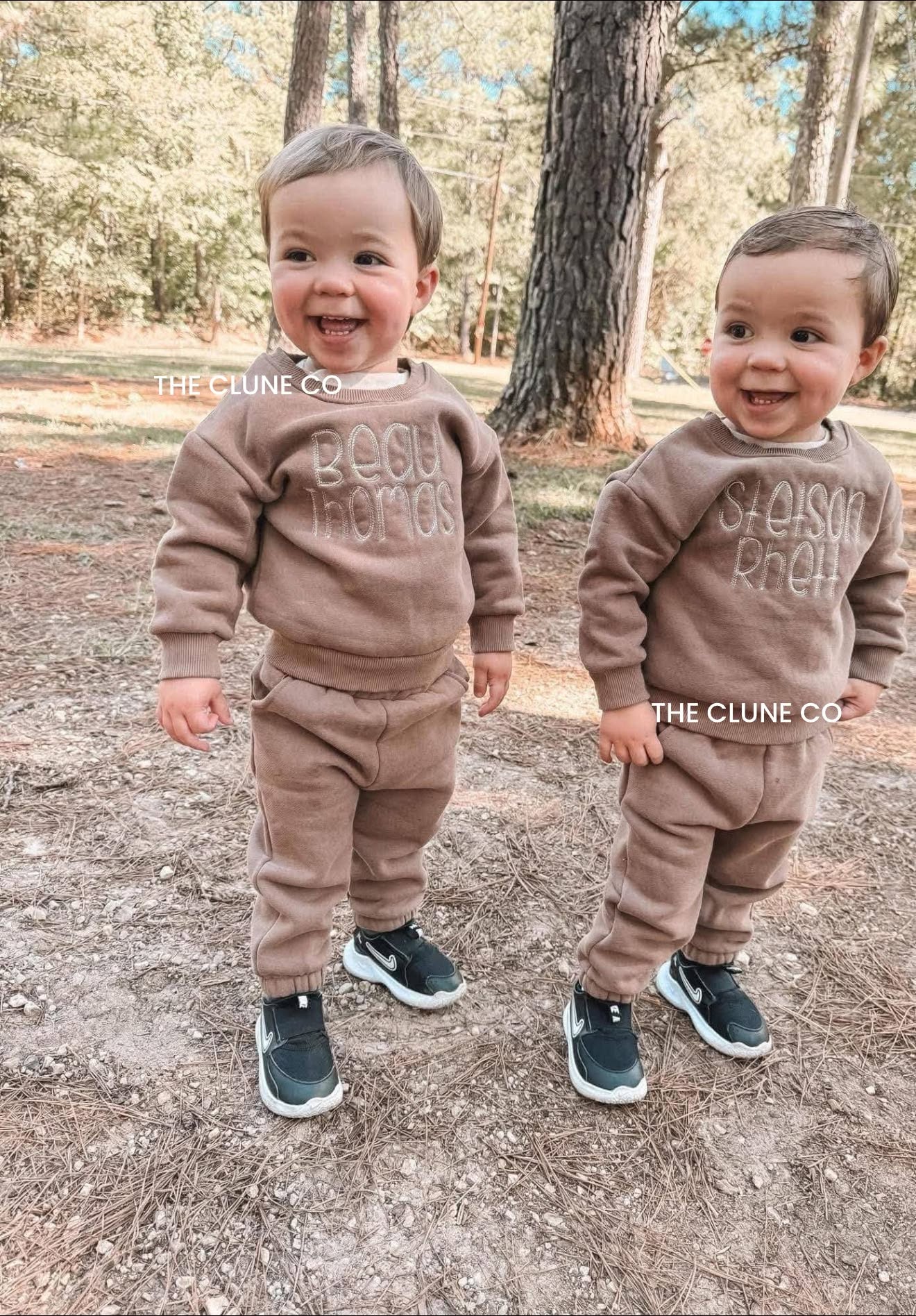 Embroidered Jogger Set