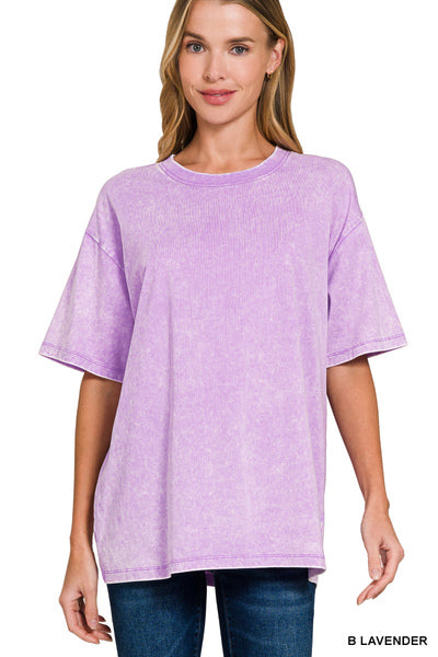 Washed Lavender Tee